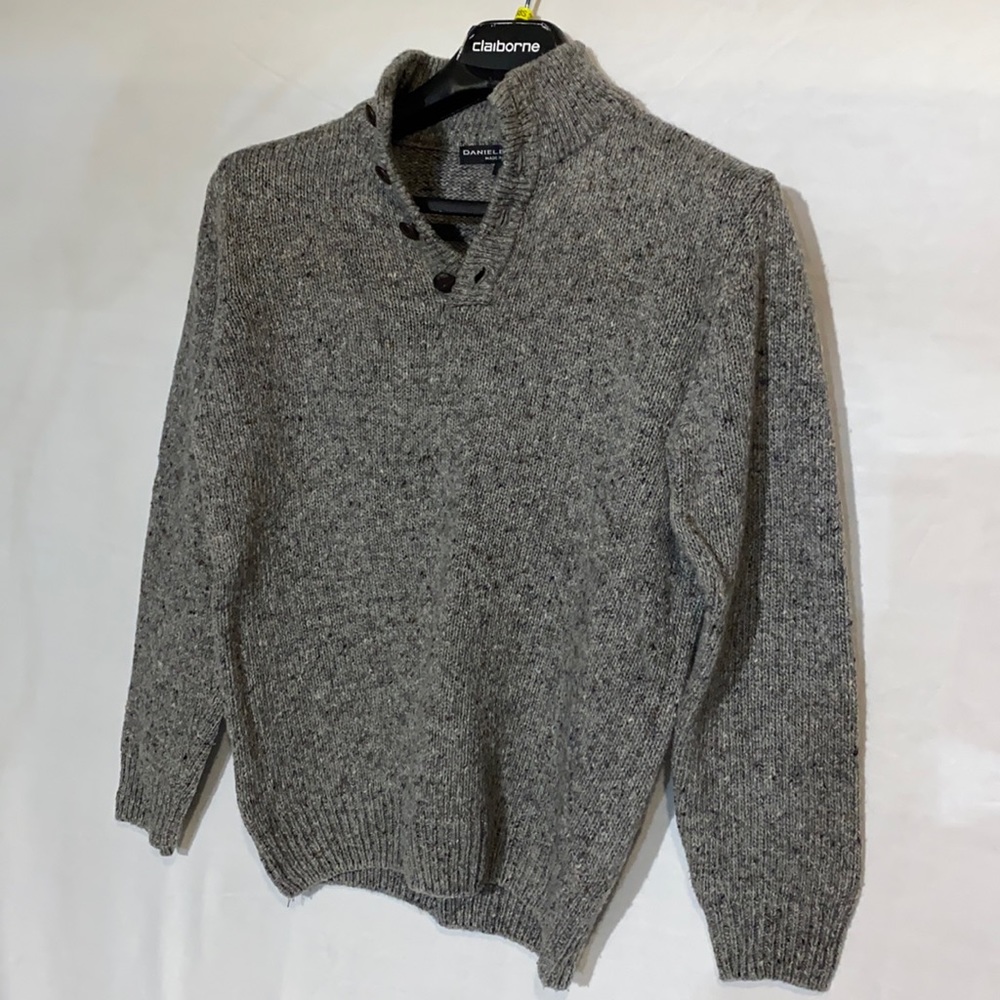 Daniele Blasi 1/4 Button Italian Sweater Size S